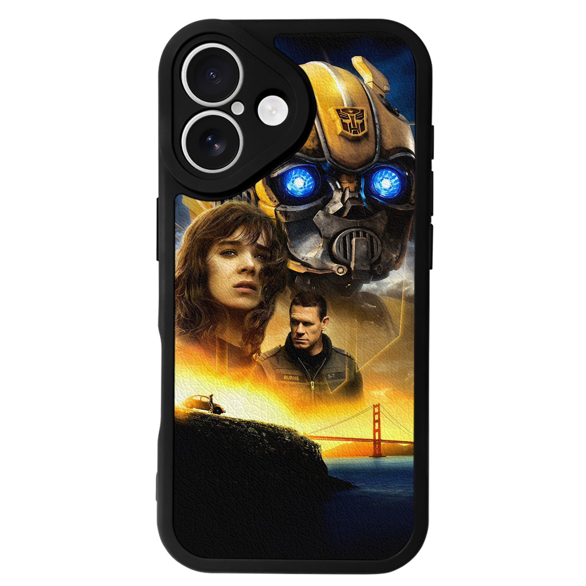 （画像用） Transformers トランスフォーマー 【iPhone 16シリーズ対応】シリコンスマホケース（レザー調） 材質：シリコン